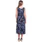Womens Connected Apparel Sleeveless Leaf Lace Back Midi Dress - image 2