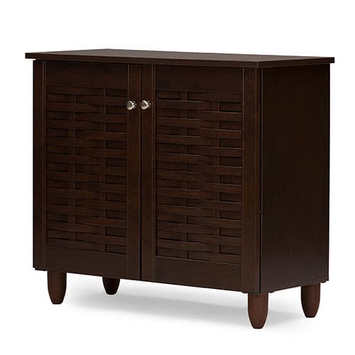 Baxton Studio 2 Door Entryway Shoe Storage Cabinet
