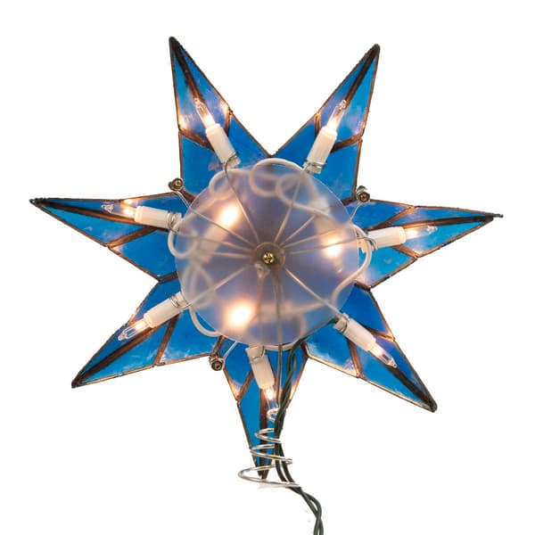 Kurt S. Adler 10-Light 7-Point Capiz Star Tree Top