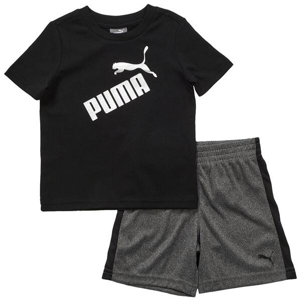Baby Boy &#40;12-24M&#41; Puma&#40;R&#41; Jersey Short Sleeve Tee & Shorts Set - image 