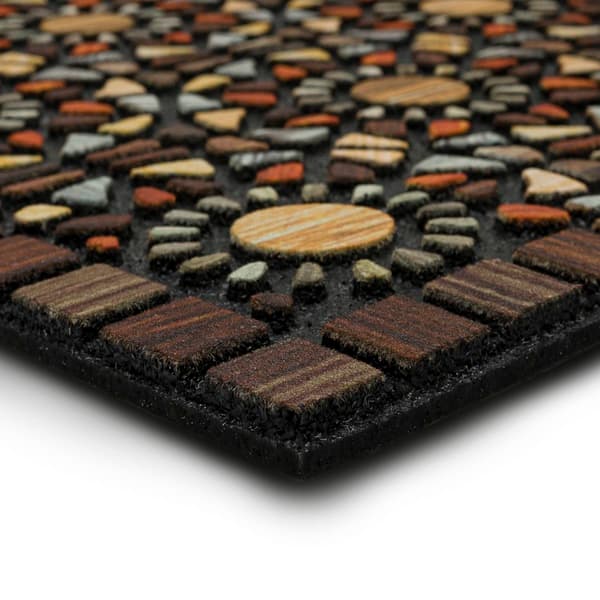 Mohawk Home Entranced Geometric Mosaic Rectangle Doormat