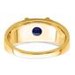 Mens Gentlemen&#8217;s Classics&#8482; 14kt. Gold Sapphire & Diamond Ring - image 5