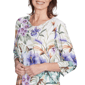 Womens Alfred Dunner Santa Fe Tropical Floral Border Blouse - image 5