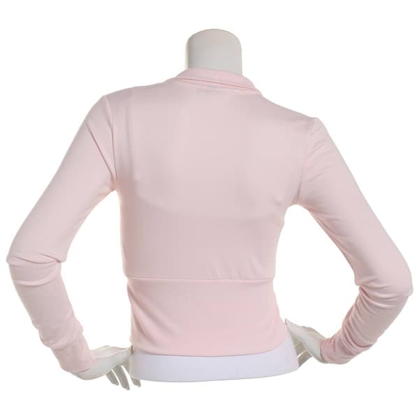 Juniors Derek Heart Fleece Full Zip Mock Neck Jacket