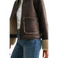 Womens CITY BLUES Zip Front Faux Leather Jacket - image 3