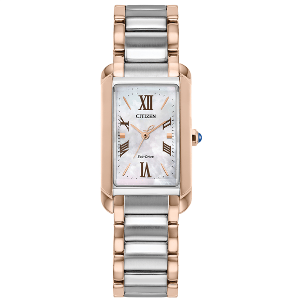 Womens Citizen® Eco-Drive L Bianca MOP Dial Watch - EW5624-54Y