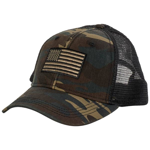 Mens Flag Camo Mesh Hat - image 