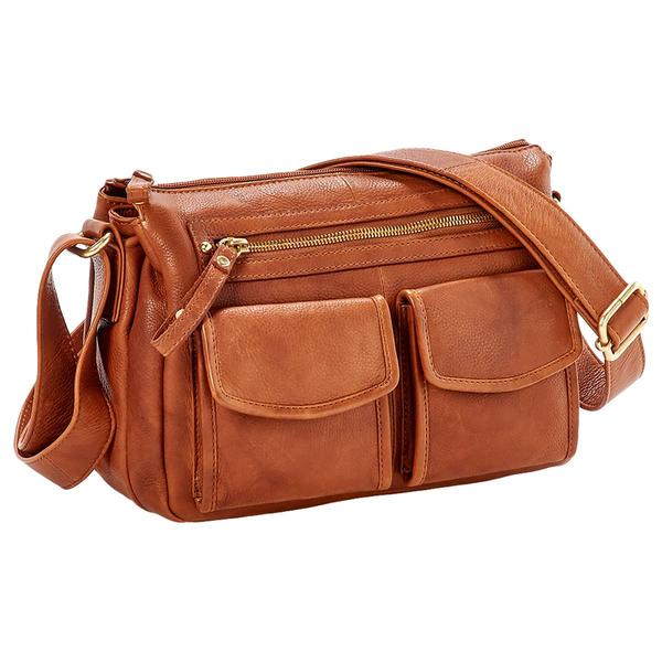 Great American Leatherworks Antique Calf Double Flap Crossbody