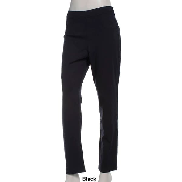 Womens da-sh Faux Pocket Pull Ponte Pants