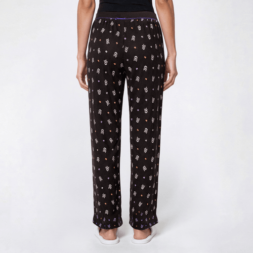 Womens René Rofé®  Mini Skulls & Hearts Pajama Bottoms