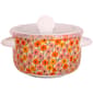 Home Essentials 25oz. Poppies 2 Handle Grave Bowl with Lid - image 1