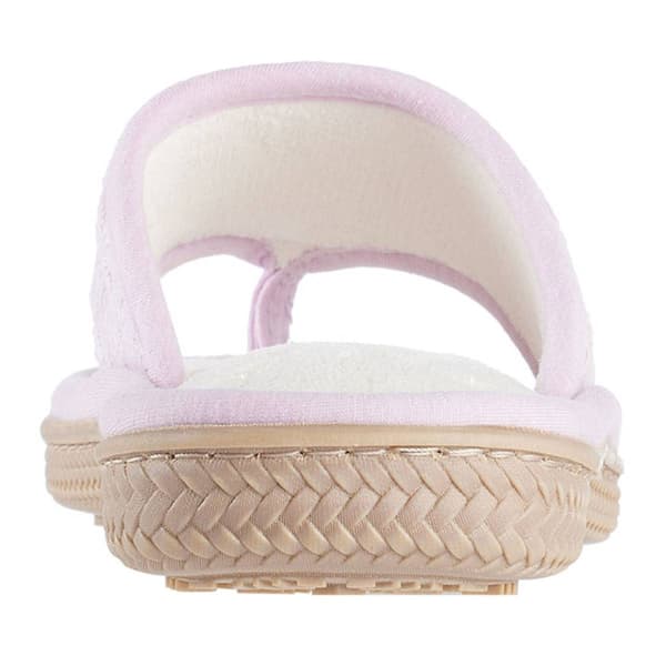 Womens Isotoner Eyelet Shield Thong Slippers
