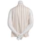 Plus Size One Step Up Sleeveless Y-Neck Tie Front Dolman Blouse - image 3