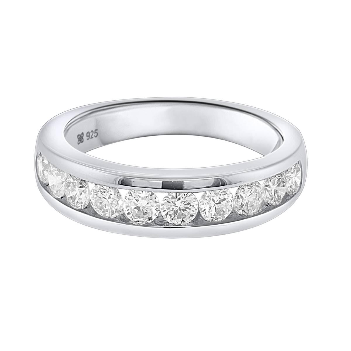 Nova Star(R) 1ctw. Lab Grown Diamond Channel Set Band Ring