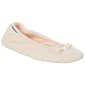 Womens Isotoner Sculpted Terry Ballerina Slippers - image 1