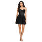 Juniors Blondie Nites Triple Tier Strapless Corset Skater Dress - image 1