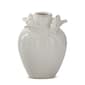 K&K Interiors Cream Ceramic Bird Rim Vase - image 1