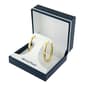 Gold Over Fine Silver Plated Oval Hoop Earrings - image 2