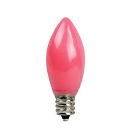 Sienna C9 Opaque Pink Christmas Replacement Bulbs - Set of 4