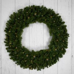 Northlight 36in Pre-Lit Canadian Pine Artificial Christmas Wreath