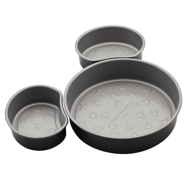 Farberware&#40;R&#41; Disney Bake with Mickey Nonstick 3pc. Cake Pan Set - image 