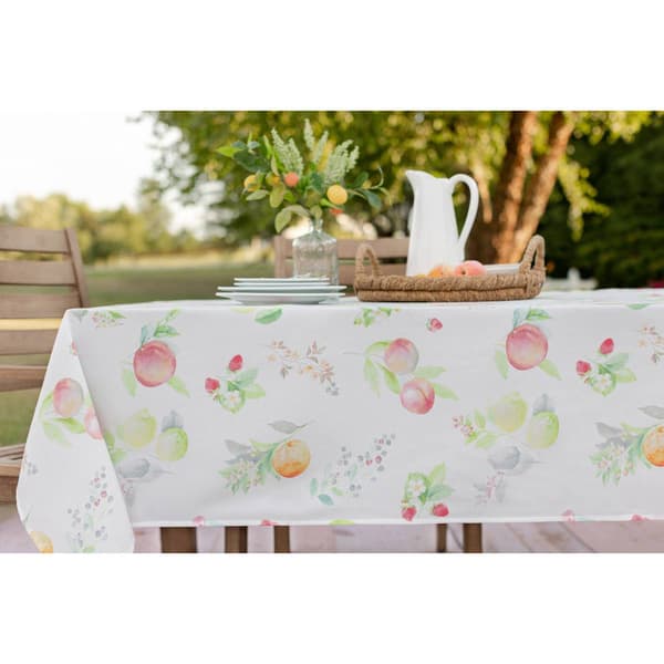 Bright Orchard Textured Tablecloth - image 