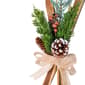 National Tree 17in. Holiday Skis Floral Wall Hanging Décor - image 4