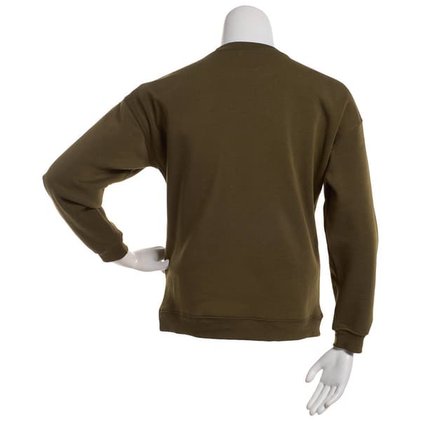 Juniors No Comment Oversized New York 14 Applique Sweatshirt