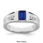 Mens Gentlemen’s Classics™ 14kt. Gold Sapphire & Diamond Ring - image 6