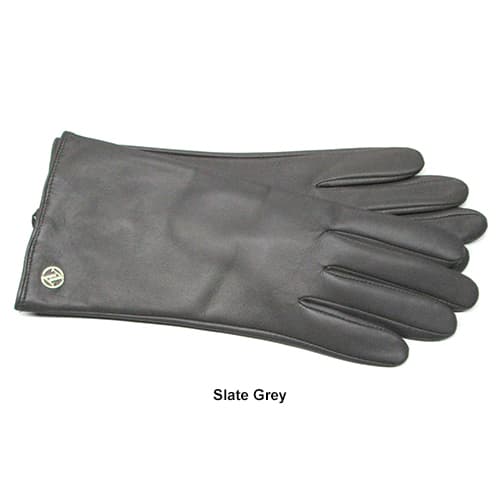 Womens Adrienne Vittadini Cashmere Blend Leather Gloves