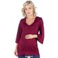 Womens 24/7 Comfort Apparel Maternity Hoodie w/Hood - image 6