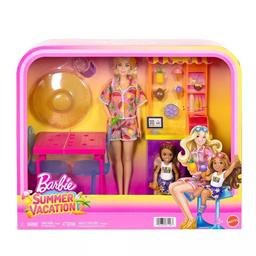 Barbie® Summer Vacation Doll and Smoothie Stand Playset