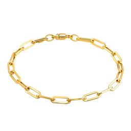 Gold Classics(tm) 10kt. Yellow Gold Paperclip Chain Bracelet