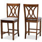 Baxton Studio Reneau 2 Piece Wood Pub Chair Set - image 1