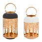 Evergreen Lasercut Metal Lanterns - Set of 2 - image 2