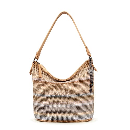 The Sak Sequoia Crochet Hobo - Sand Stripe - image 