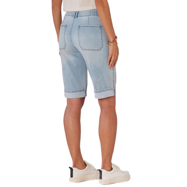 Womens Democracy "Ab"solution&#174; Pork Chop Pocket Bermuda Shorts