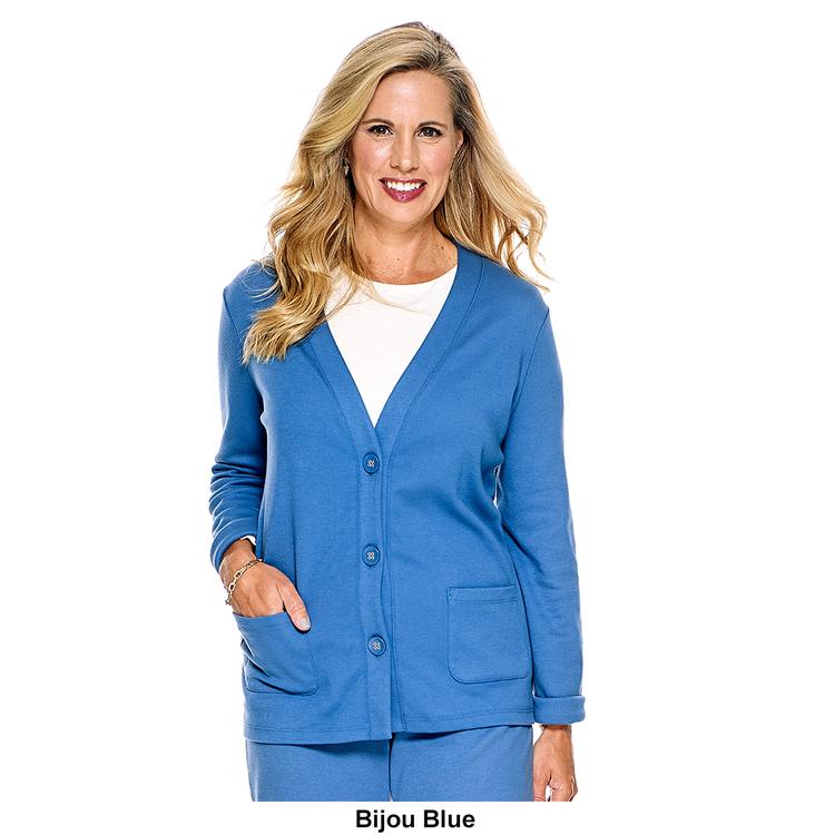 Plus Size Hasting & Smith Long Sleeve V Neck Cardigan