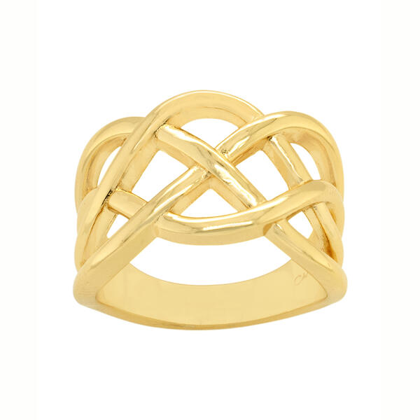Marsala Braided Band Ring - image 
