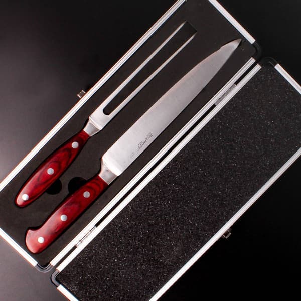 BergHOFF Pakka Stainless Steel 7pc. Steak & Carving Set