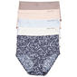 Womens Nautica 5pk Nylon Microfiber Brief W/ Logo - NT7734-5PKE - image 2