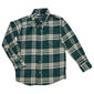 Boys (4-7) Architect(R) Flannel Shirt - Hunter/Sand - image 1