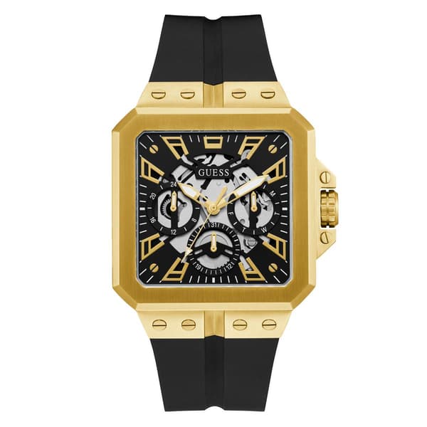 Mens Guess Watches(R) Gold Tone Multi-function Watch - GW0637G2 - image 