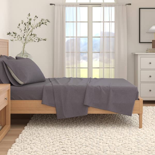 FreshFolds Anders Cotton Blend Flannel Sheet Set