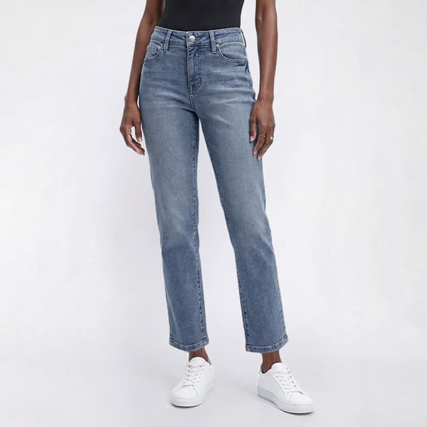 Womens Royalty Cropped Slim Straight Leg Jeans - image 