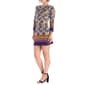 Womens 24/7 Comfort Apparel Colorful Long Sleeve A-Line Dress - image 3