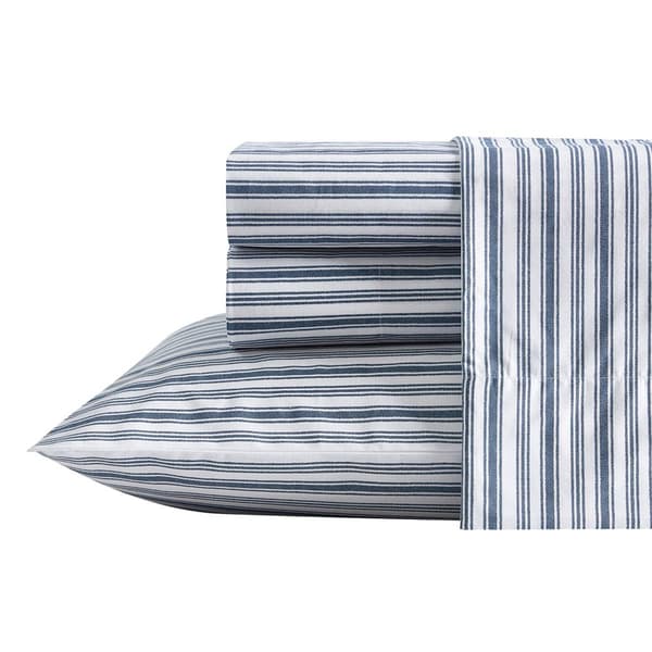 Nautica Coleridge Stripe Cotton Percale Sheet Set - image 