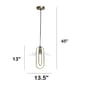 Lalia Home 1 Light Elongated Metal Pendant Light - image 4