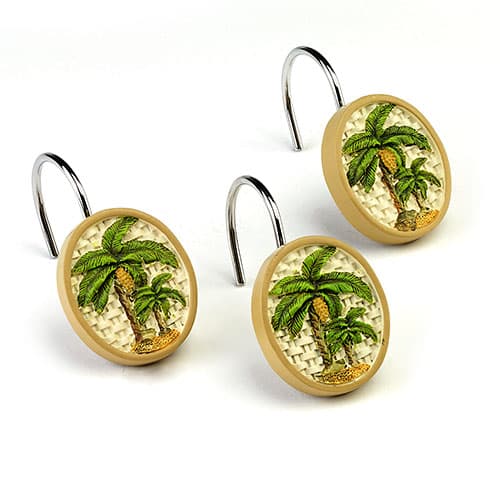 Avanti Colony Palm Shower Curtain Hooks - image 