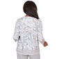 Petite Alfred Dunner Comfort & Joy Square Neck Abstract Blouse - image 2